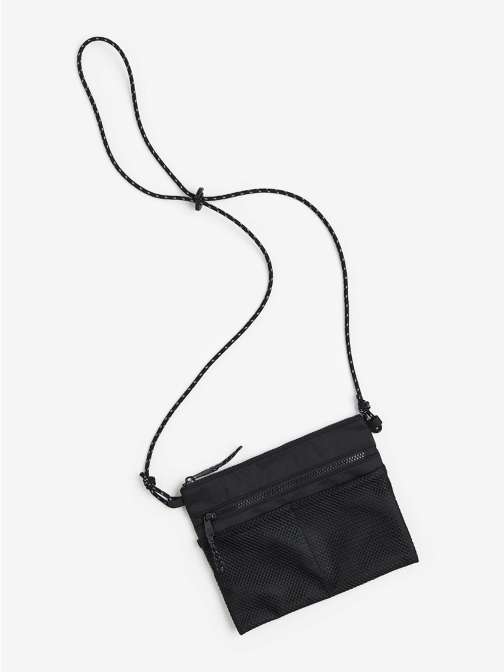 Black Crossbody Pouch Bag Unisex